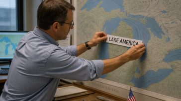 Trump orders Lake Ontario renamed Lake America; Burgum: USGS on it