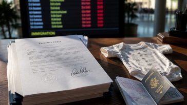 Trump Signs Orders to Curb Birth Tourism, Narrow Birthright Citizenship