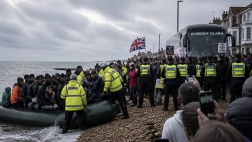 Portsmouth Chaos as 140 Migrants Land, Locals Block Coaches