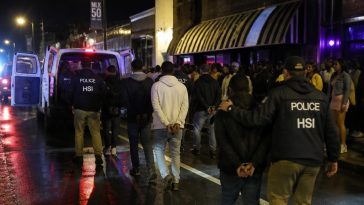 ICE Raids Memphis Nightclub, 121 Arrested in Corral Light