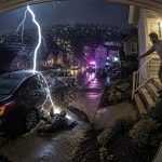 Rep. Malliotakis Staffer Walks Away After Lightning Strike