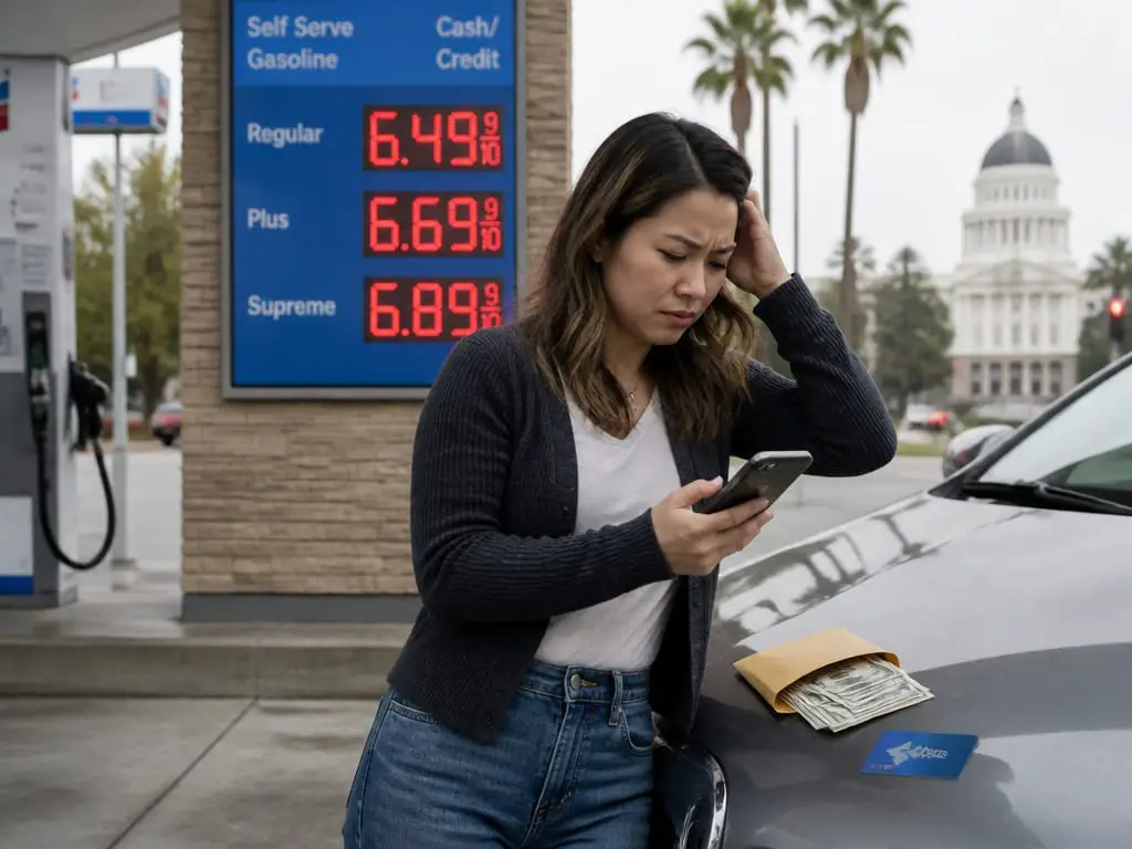 Governor Gavin Newsom Admits Pain at Pump — GOP: Give Commuters Cash