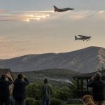 F-16 Intercepts Plane Over Camp David During Trump Visit