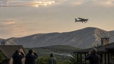 F-16 Intercepts Plane Over Camp David During Trump Visit