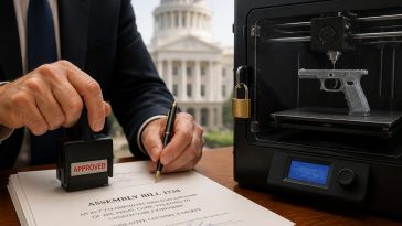 Gov. Gavin Newsom Signs 10 Gun Laws, Forces 3‑D Printer Controls