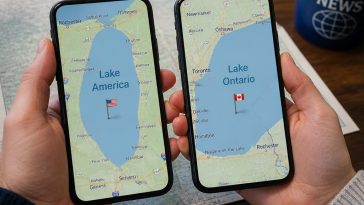 Apple Bows to Trump, Labels Lake Ontario as Lake America in US