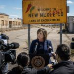 Governor Michelle Lujan Grisham Scolds Trump Meme While State Fails