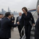 Acting President Delcy Rodríguez Lands in NY for Brief Trump Pull‑Aside