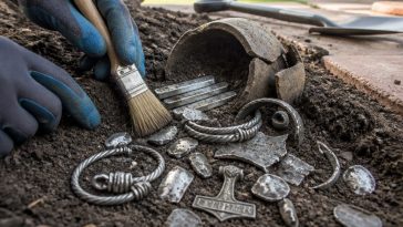 Homeowner Uncovers Denmark’s Biggest Viking Silver Hoard During Patio Dig
