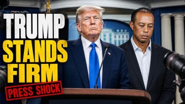 Urgent: Trump Wouldn't Ditch Tiger Woods On Camera, and He Named Who Wrecked That Back