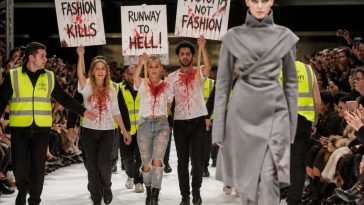 PETA Crashes H&M London Runway as Nick Knight Show Continues