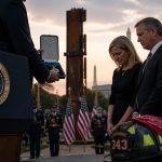 President Trump Honors 9/11 Hero Man in Red Bandana