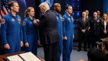 Trump Awards Medals to Artemis II, Demands a US Space Academy
