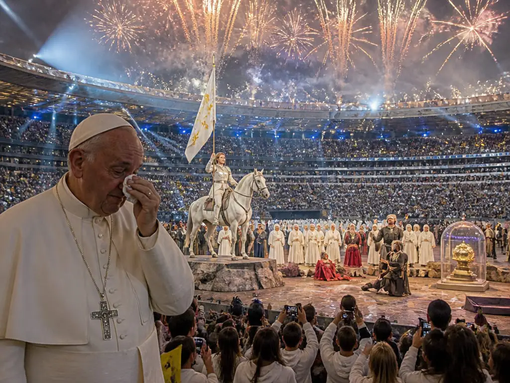 Pope Leo XIV in Tears as 80,000 Youth Reclaim France's Christian Roots