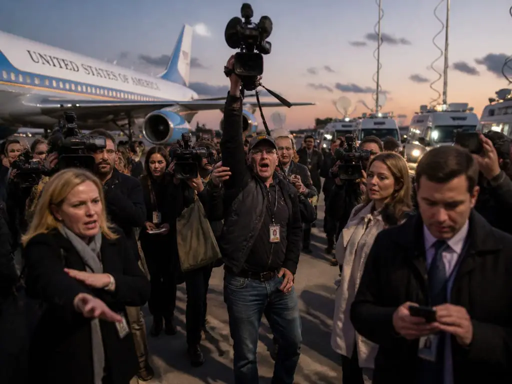 CNN Meltdown as RAV Provides Air Force One Pool on Trump Trip