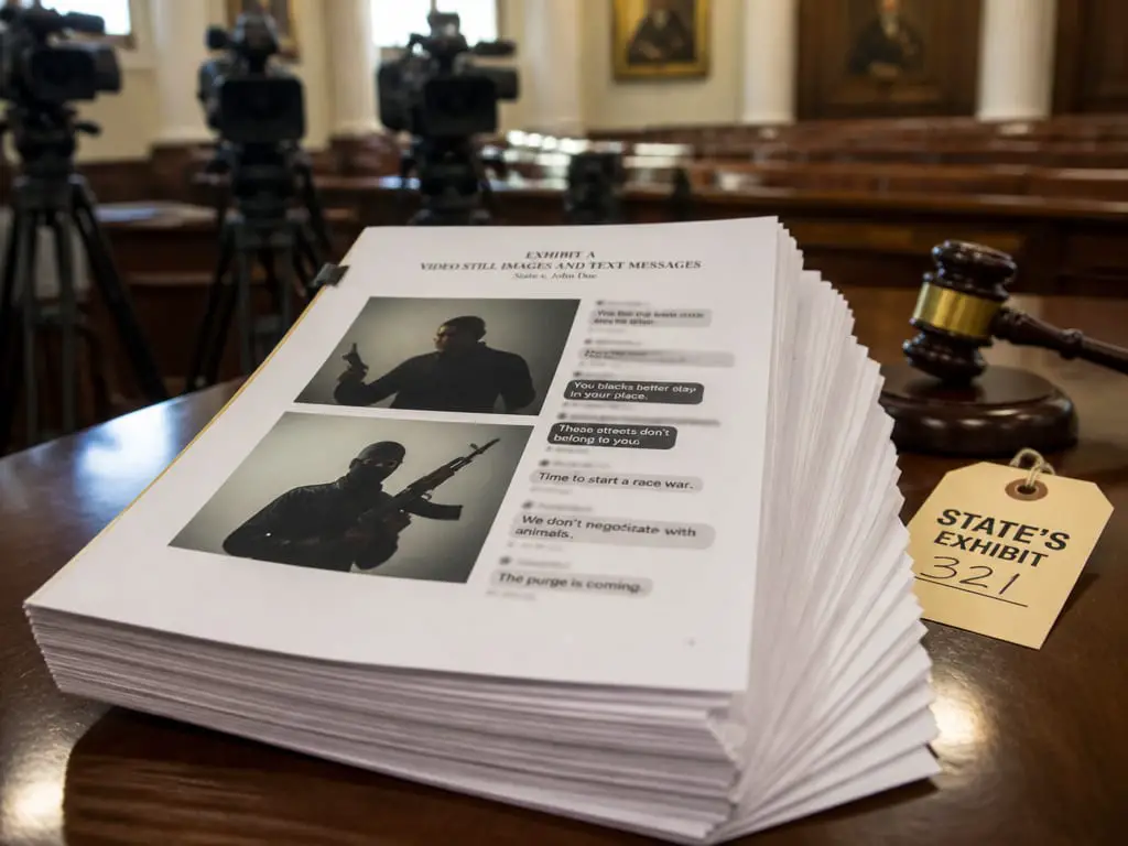 75-Page Packet Exposes Guns and Racist Texts Jurors Never Saw