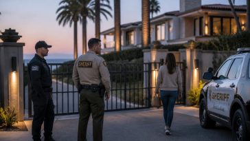 Security Stops Woman From Entering Vice President Harris's Malibu Grounds