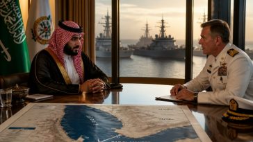 Crown Prince Meets CENTCOM Chief as Houthis Close on Bab el‑Mandeb