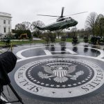 President Trump Debuts New White House Helipad Amid Network Boycott