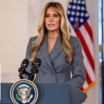 First lady Melania Trump speaks at North Carolina elementary school