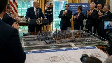 Trump Credits 50% Tariffs for Biggest-Ever Steel Plant in Iowa