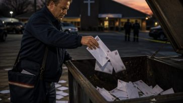 Former USPS Carrier Charged After Dumping 300 Mail-In Ballots