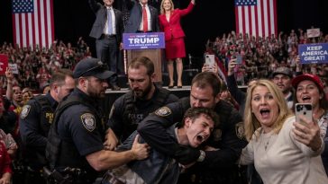 Trump Praises Sophie Cunningham, Brawl Erupts at Youngstown Rally
