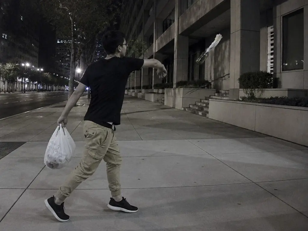 Surveillance Shows Suspect Tossing Molotov at DHS/ICE Atlanta