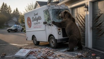 Bear Tears Into Donut Truck; Woman Arrested After 29 911 Calls