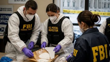 FBI, Postal Inspectors Probe Mystery Powder Sent to Election Offices