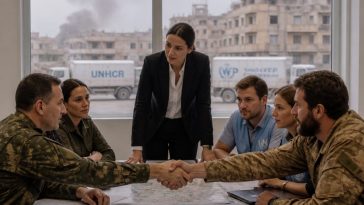 Melania Trump Brokers Oleshky Ceasefire to Save Civilians