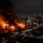 Mass Ukrainian Drone Strike Sparks St. Petersburg Oil Fires