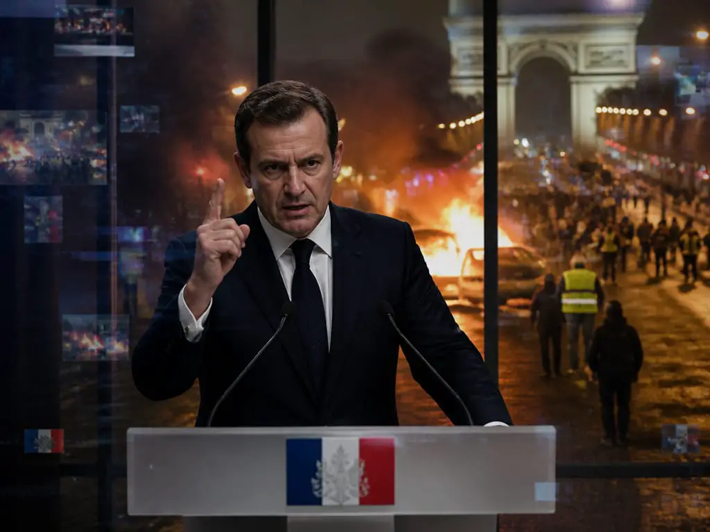 Macron Scolds Foreign Leaders, Blames AI As France Burns - Political ...