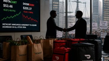 DoorDash Eyes Instacart $17B Buyout That Could Face Antitrust Fight