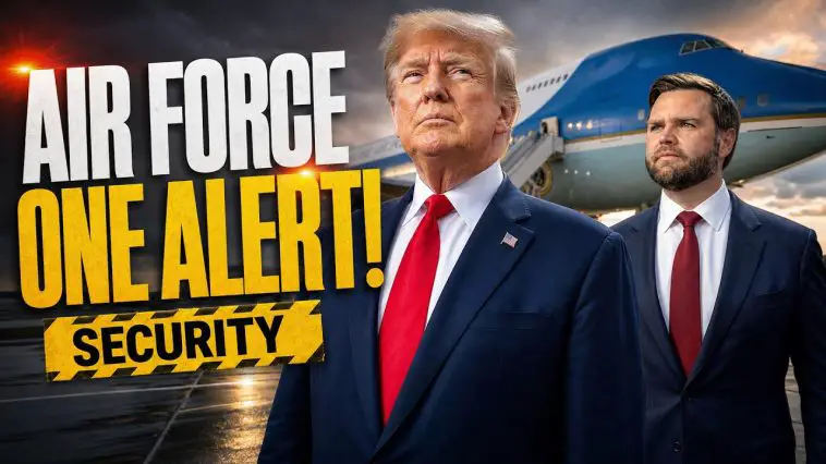 Trump boarded Air Force One under tight security, and what he said about voting still stings