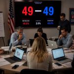 Texas Attorney General Ken Paxton Ties State Rep James Talarico 49-49