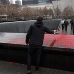 Activist Sprays Red Paint on 9/11 Memorial to Push Gun Registry