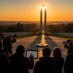 Media Obsessed With 9‑Minute Shadow From President Trump's Arch