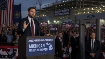 Trump Blasts El-Sayed as Security Threat, Pushes Jobs in MI