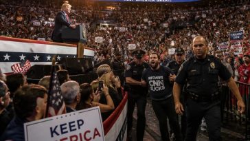President Trump Packs San Antonio to Save Ken Paxton, Protesters Tossed
