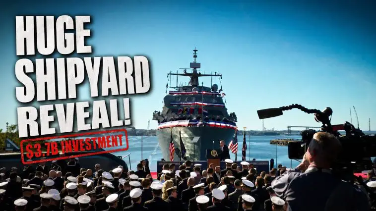 Trump just launched a $3.7B shipyard, and what he called this project is the real hook