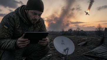 SpaceX throttled Starlink, Ukraine says drones went dark